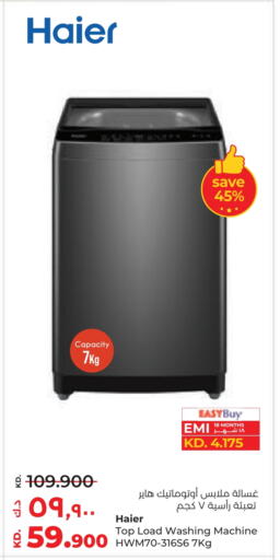 HAIER Washing Machine available at Lulu Hypermarket  in Kuwait - Jahra Governorate