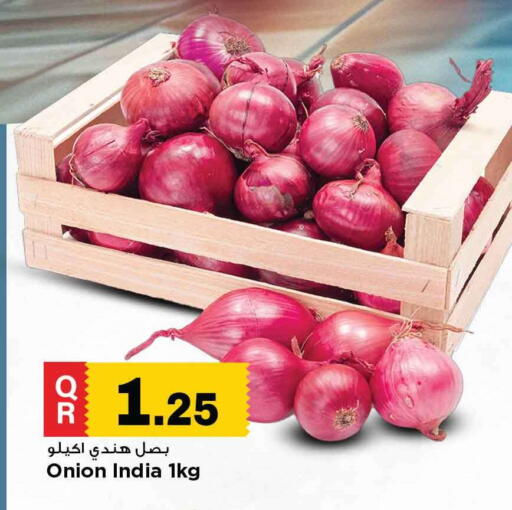 Onion from India available at Marza Hypermarket in Qatar - Al Daayen