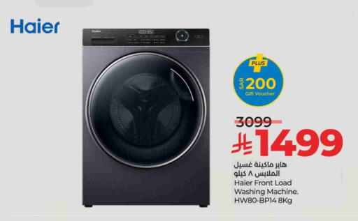 HAIER Washing Machine available at LULU Hypermarket in KSA, Saudi Arabia, Saudi - Al Khobar