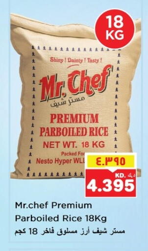 MR.CHEF Parboiled Rice available at Nesto Hypermarkets in Kuwait - Ahmadi Governorate