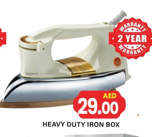 Small Appliances in Zain Mart Supermarket, UAE Offers - United Arab Emirates IMPEX Ironbox available at Zain Mart Supermarket in UAE - Ras al Khaimah