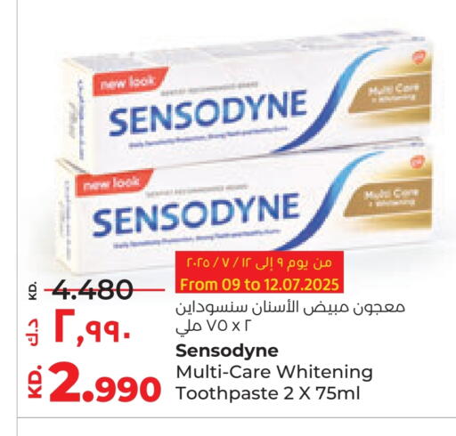 SENSODYNE Toothpaste available at Lulu Hypermarket  in Kuwait - Jahra Governorate