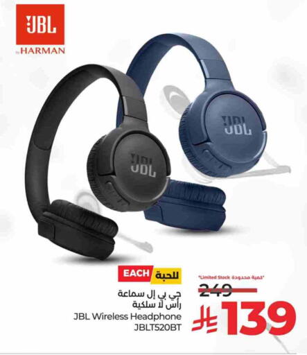 JBL Earphone available at LULU Hypermarket in KSA, Saudi Arabia, Saudi - Al-Kharj