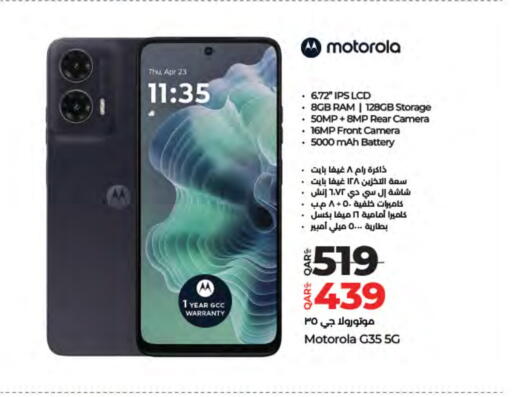 MOTOROLA available at LuLu Hypermarket in Qatar - Al Shamal