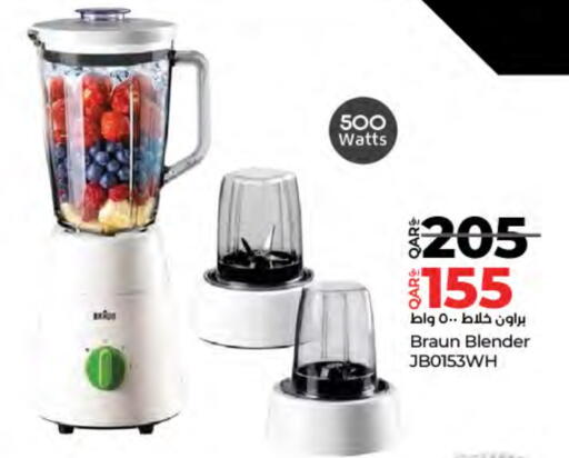 BRAUN Mixer / Grinder available at LuLu Hypermarket in Qatar - Al-Shahaniya