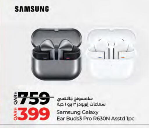 SAMSUNG Earphone available at LuLu Hypermarket in Qatar - Al Wakra