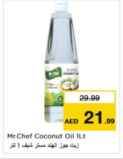 MR.CHEF Coconut Oil available at Nesto Hypermarket in UAE - Abu Dhabi