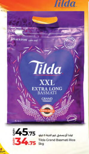 TILDA Basmati / Biryani Rice available at LuLu Hypermarket in Qatar - Al Wakra