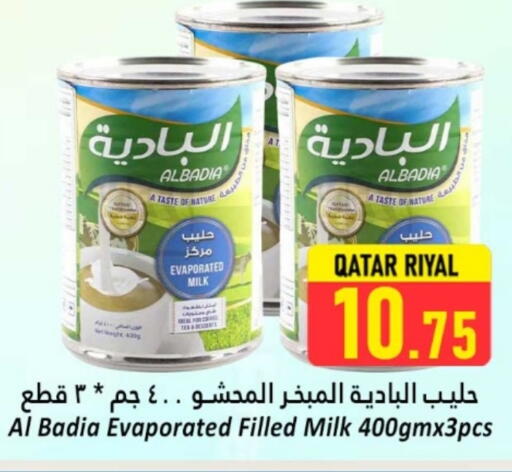 حليب مبخر available at دانة هايبرماركت in قطر - الشحانية