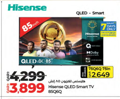HISENSE Smart TV available at LuLu Hypermarket in Qatar - Al Wakra