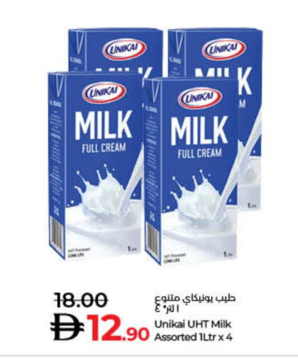 UNIKAI Full Cream Milk available at Lulu Hypermarket in UAE - Sharjah / Ajman