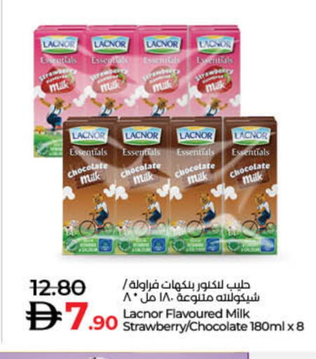 LACNOR Flavoured Milk available at Lulu Hypermarket in UAE - Sharjah / Ajman
