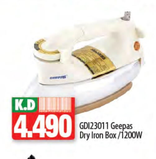 GEEPAS Ironbox available at Mango Hypermarket  in Kuwait - Jahra Governorate