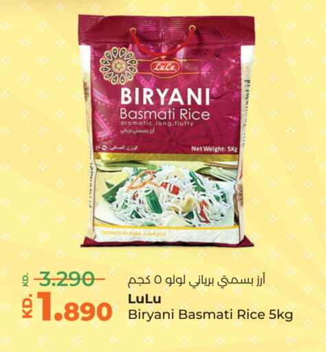 LULU Basmati / Biryani Rice available at Lulu Hypermarket  in Kuwait - Jahra Governorate
