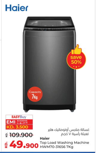 HAIER Washing Machine available at Lulu Hypermarket  in Kuwait - Jahra Governorate