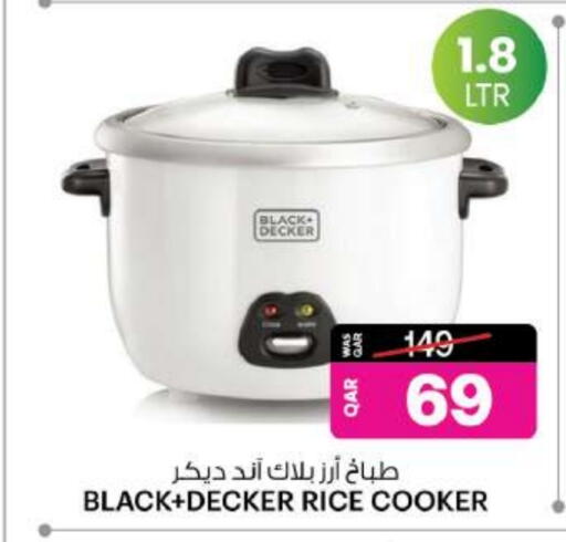 BLACK+DECKER Rice Cooker available at Ansar Gallery in Qatar - Al Daayen
