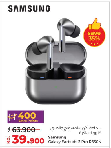SAMSUNG Earphone available at Lulu Hypermarket  in Kuwait - Jahra Governorate