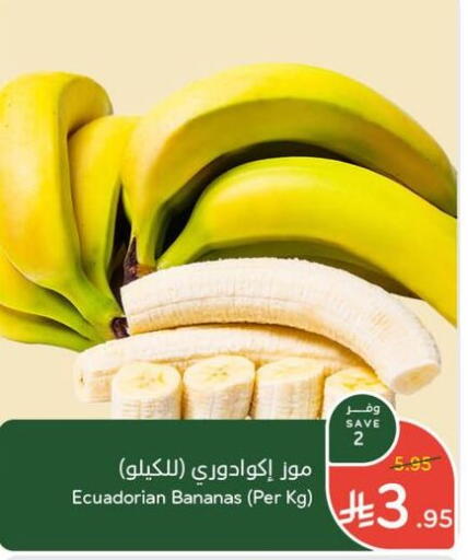 Banana from Ecuador available at Hyper Panda in KSA, Saudi Arabia, Saudi - Saihat