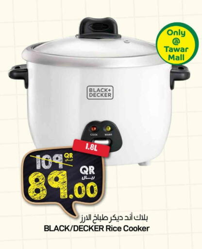 BLACK+DECKER Rice Cooker available at SPAR in Qatar - Al Khor