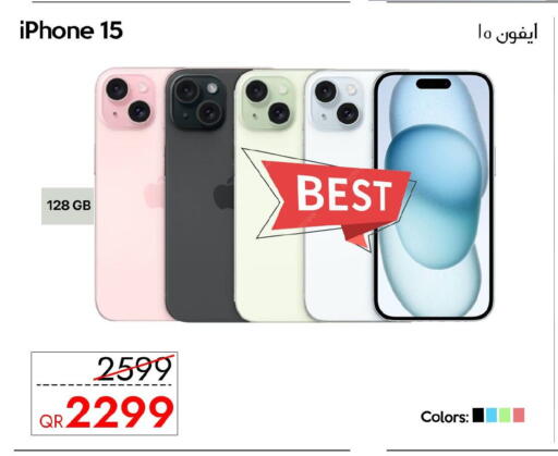 APPLE iPhone 15 available at iCONNECT  in Qatar - Doha