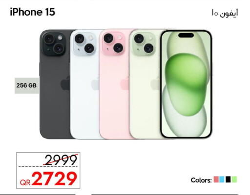 APPLE iPhone 15 available at iCONNECT  in Qatar - Doha