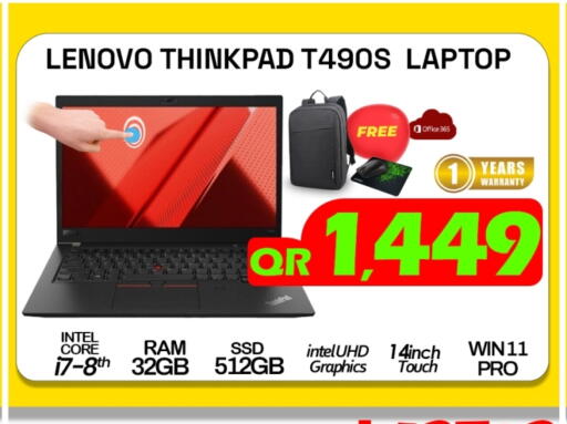 LENOVO Laptop available at Tech Deals Trading in Qatar - Al Khor