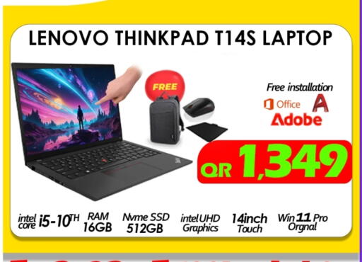 LENOVO Laptop available at Tech Deals Trading in Qatar - Al Khor
