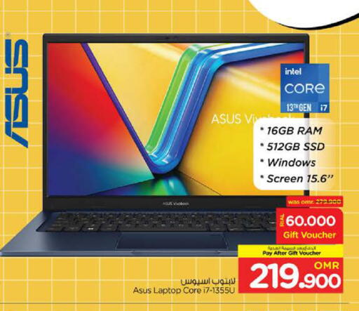 Computer & Laptop in Nesto Hyper Market , Oman Offers - Oman ASUS Laptop available at Nesto Hyper Market in Oman - Muscat