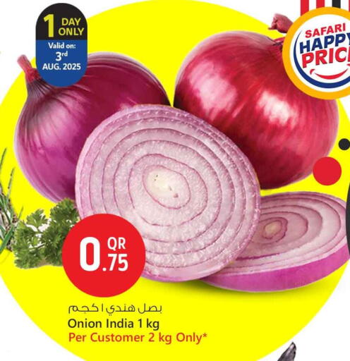 Onion from India available at سفاري هايبر ماركت in قطر - الوكرة