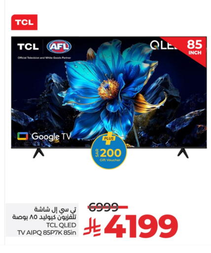 TCL QLED TV available at LULU Hypermarket in KSA, Saudi Arabia, Saudi - Riyadh