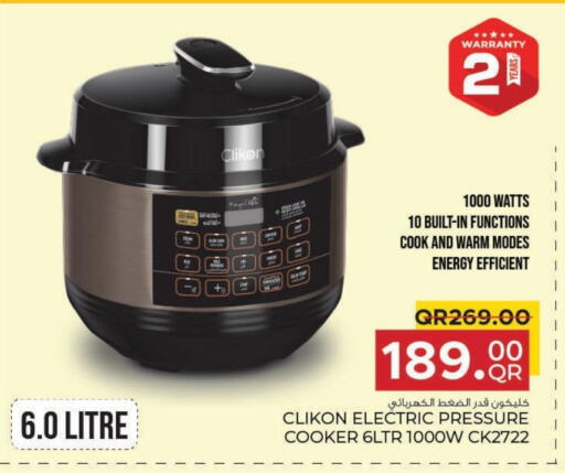CLIKON Pressure Cooker available at Family Food Centre in Qatar - Al Daayen