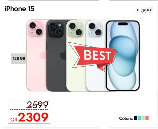 APPLE iPhone 15 available at iCONNECT  in Qatar - Al Rayyan