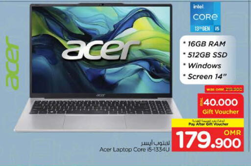 Computer & Laptop in Nesto Hyper Market , Oman Offers - Oman ACER Laptop available at Nesto Hyper Market in Oman - Muscat