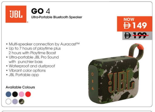 JBL Speaker available at Nesto Hypermarket in UAE - Dubai