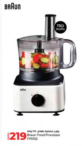 BRAUN Food Processor available at LuLu Hypermarket in Qatar - Al Khor