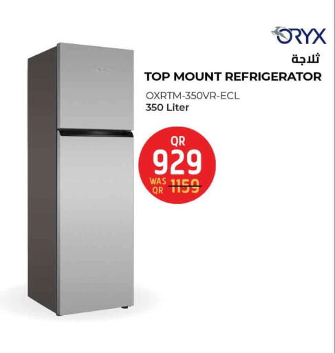 Large Appliances in Safari Hypermarket, Qatar Offers - Qatar ORYX Refrigerator available at Safari Hypermarket in Qatar - Al Khor