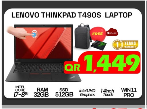 LENOVO Laptop available at Tech Deals Trading in Qatar - Al Wakra