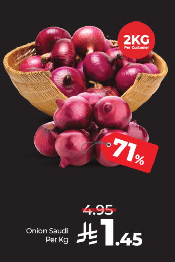 بصل from Saudi Arabia available at لولو هايبرماركت in مملكة العربية السعودية, السعودية, سعودية - مكة المكرمة
