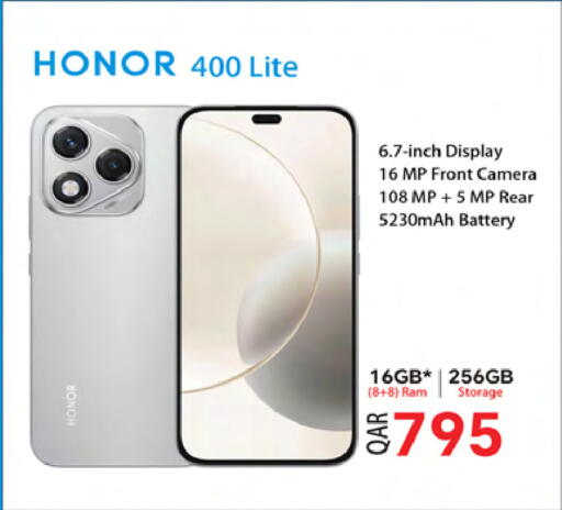 HONOR available at Ansar Gallery in Qatar - Al Daayen