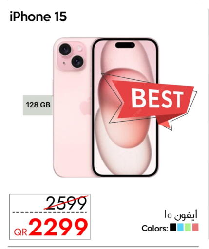 APPLE iPhone 15 available at iCONNECT  in Qatar - Al Khor