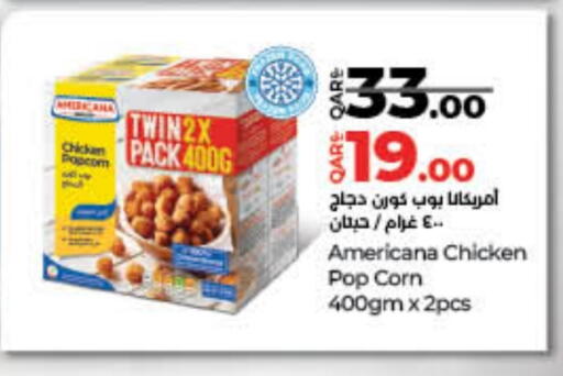 AMERICANA Chicken Pop Corn available at LuLu Hypermarket in Qatar - Al Wakra