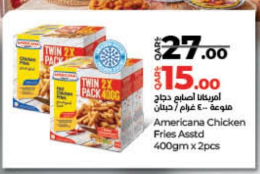 AMERICANA Chicken Fingers available at LuLu Hypermarket in Qatar - Al Wakra