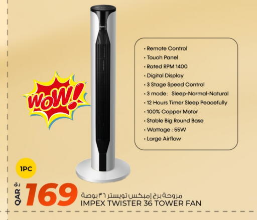 Small Appliances in Rawabi Hypermarket, Qatar Offers - Qatar IMPEX Fan available at Rawabi Hypermarket in Qatar - Al Rayyan
