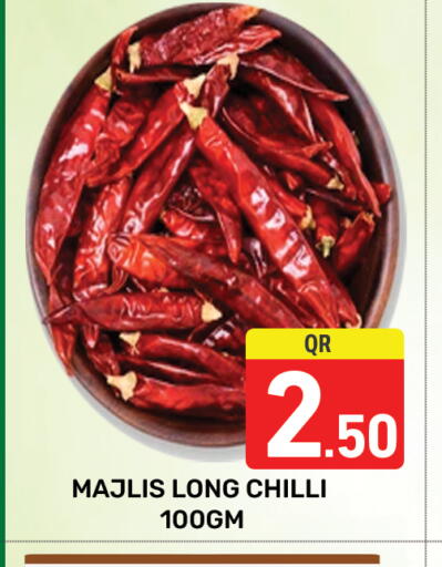 Chilli available at Majlis Hypermarket in Qatar - Al Rayyan
