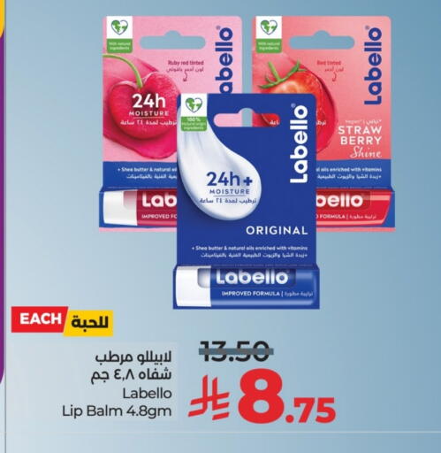 Cosmetics in LULU Hypermarket, Saudi Arabia Offers - Saudi Arabia LABELLO available at LULU Hypermarket in KSA, Saudi Arabia, Saudi - Unayzah
