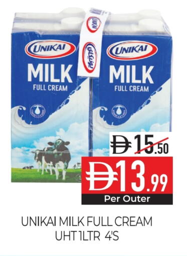 UNIKAI Full Cream Milk available at Delice Supermarket in UAE - Abu Dhabi