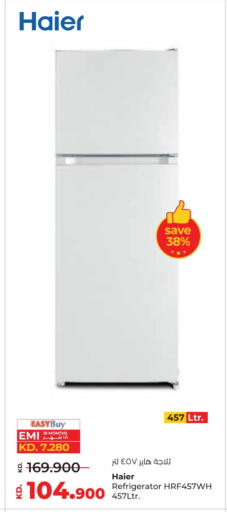 HAIER Refrigerator available at Lulu Hypermarket  in Kuwait - Ahmadi Governorate