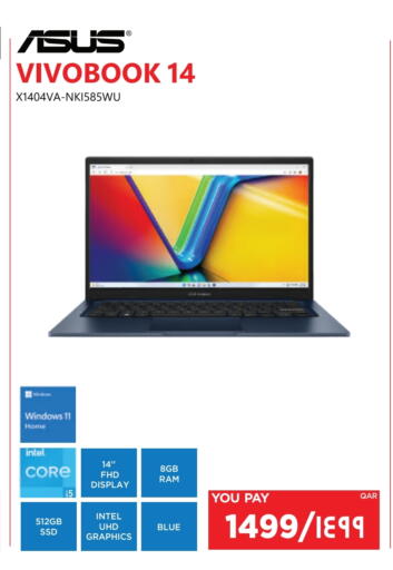 ASUS Laptop available at Emax  in Qatar - Al Rayyan