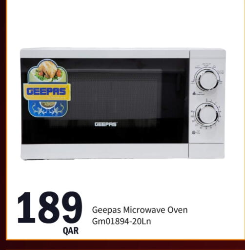 GEEPAS Microwave Oven available at G MAX Hypermarket in Qatar - Al Wakra