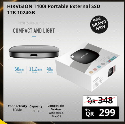 Accessories - Electronics in Prestige Computers, Qatar Offers - Qatar HIKVISION Hard disk available at Prestige Computers in Qatar - Umm Salal